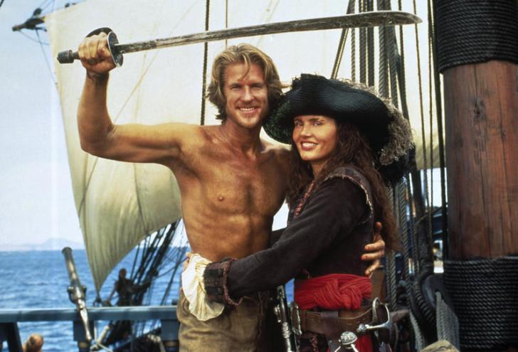 Matthew Modine et Gena Davis dans "L'Île aux pirates".
