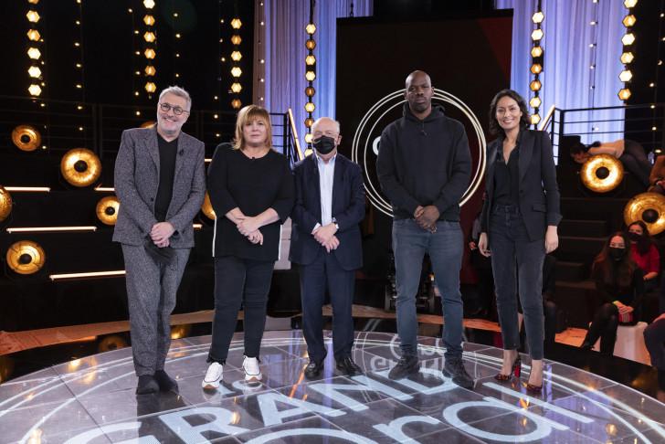 Laurent RUQUIER, Michèle BERNIER, Erik ORSENNA, Jean-Pascal ZADI et Leïla KADDOUR