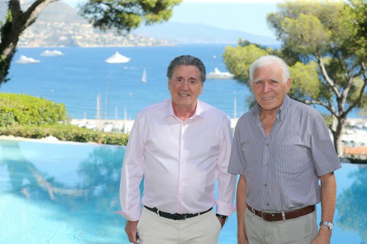 Daniel Auteuil et Christian Iacono, auteur du récit "Le Mensonge"