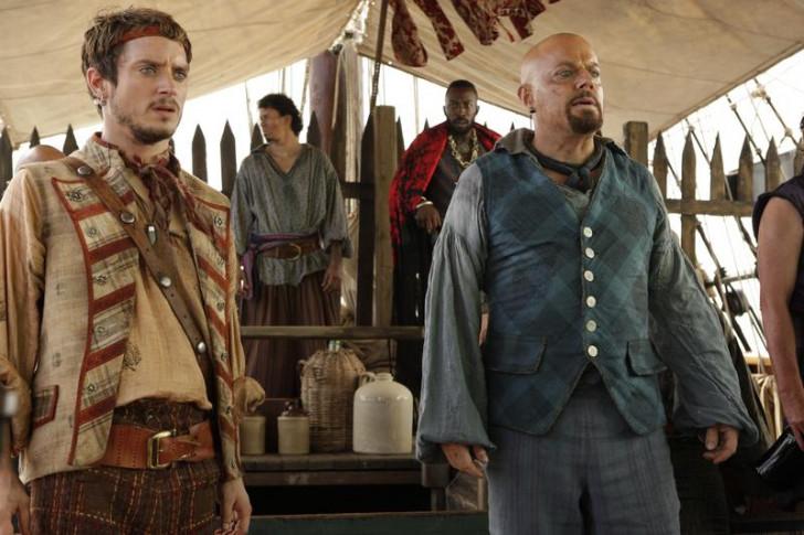 Elijah Wood et Eddie Izzard, des pirates trahis dans "L'Île au trésor".