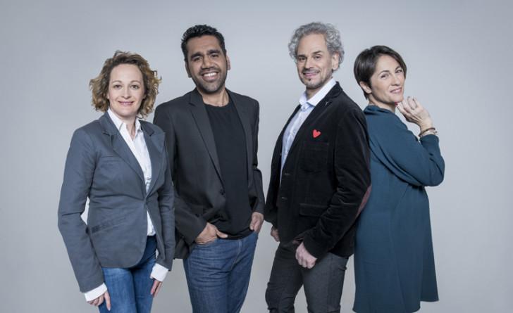 Sandrine Herman, Laurent Valo, Isabelle Voizeux et Wallès Kotra Junior.