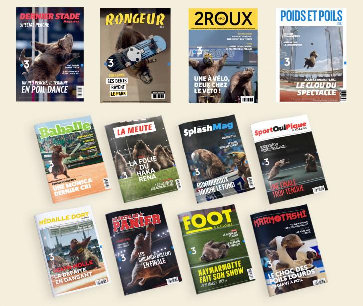 Les Unes de magazines de vos Marmottes préférées !