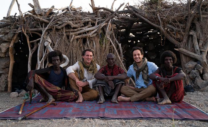 Vianney et Raphaël de Casabianca avec Humed chez les Afars dans « Rendez-vo