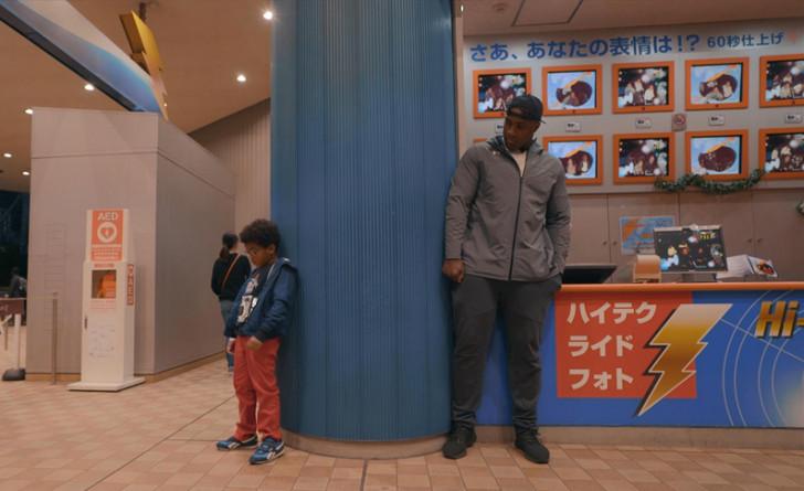 Teddy Riner et son fils Eden