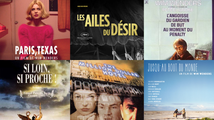 Affiches de films de Wim Wenders