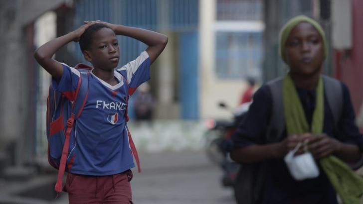 Un écolier de Mayotte