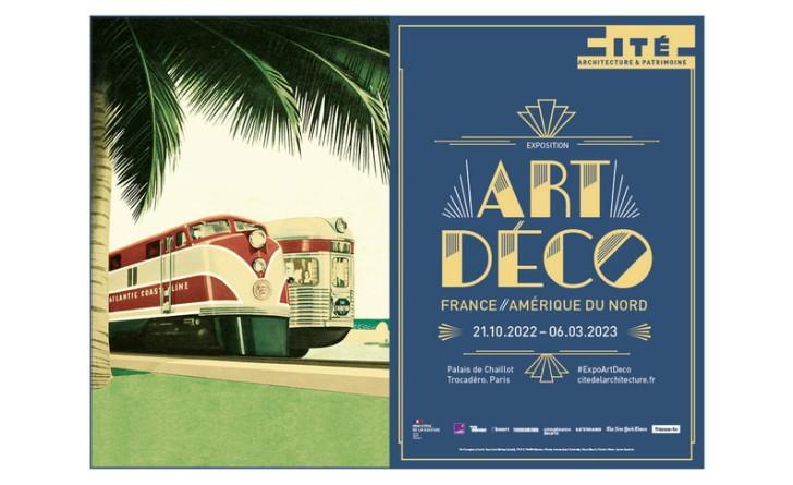 Affiche de Art déco France – Amérique du Nord