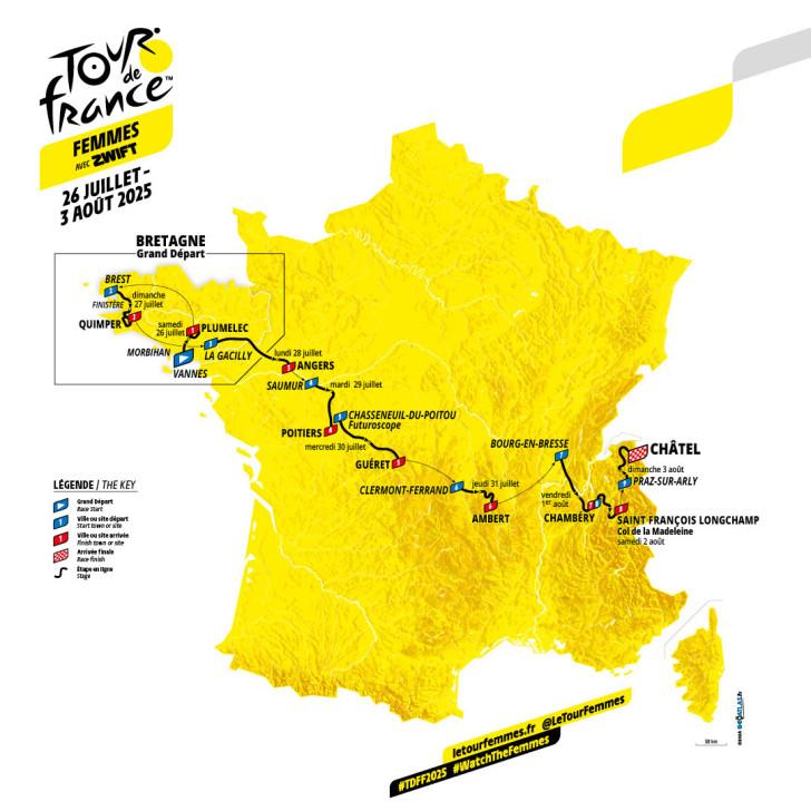 La programmation du Tour de France Femmes 2025
