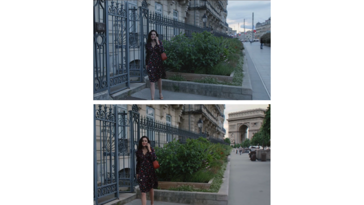 VFX reproduisant l'arc de Triomphe