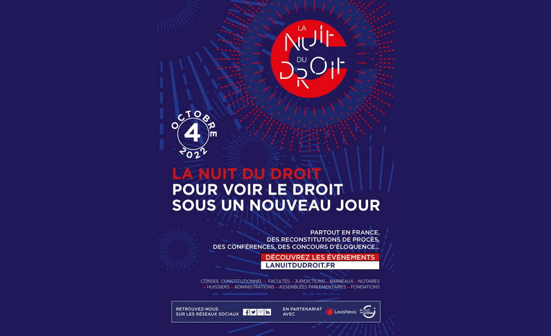 Le 4 octobre, c’est La Nuit du droit !