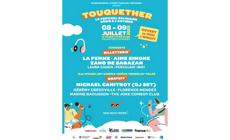 Touquether, festival solidaire dédié à l’autisme, les 8 et 9 juillet