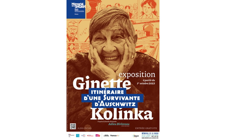 Exposition « Ginette Kolinka, itinéraire d’une survivante d’Auschwitz »