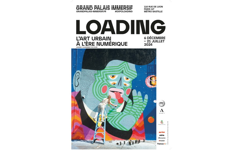 Exposition « Loading, l’art urbain à l’ère numérique » au Grand Palais immersif