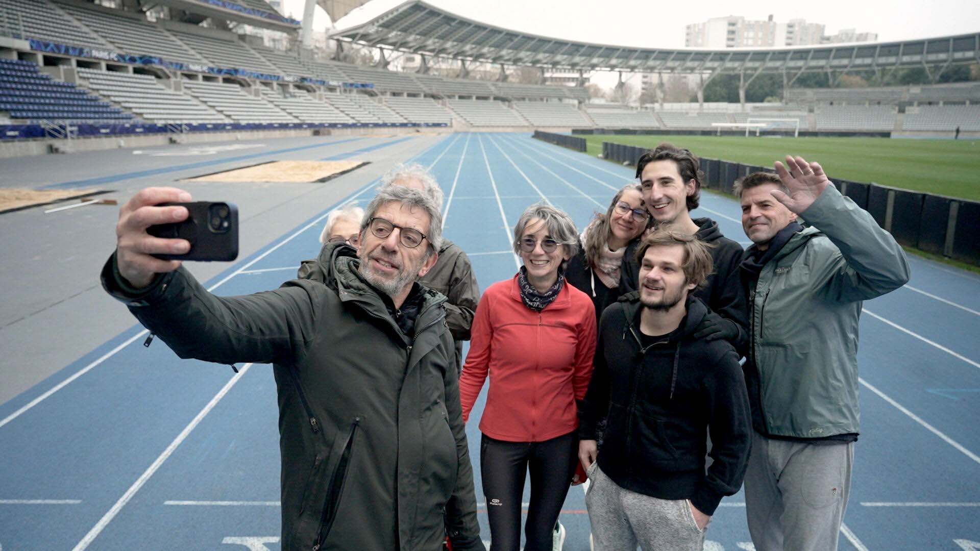 Selfie au stade