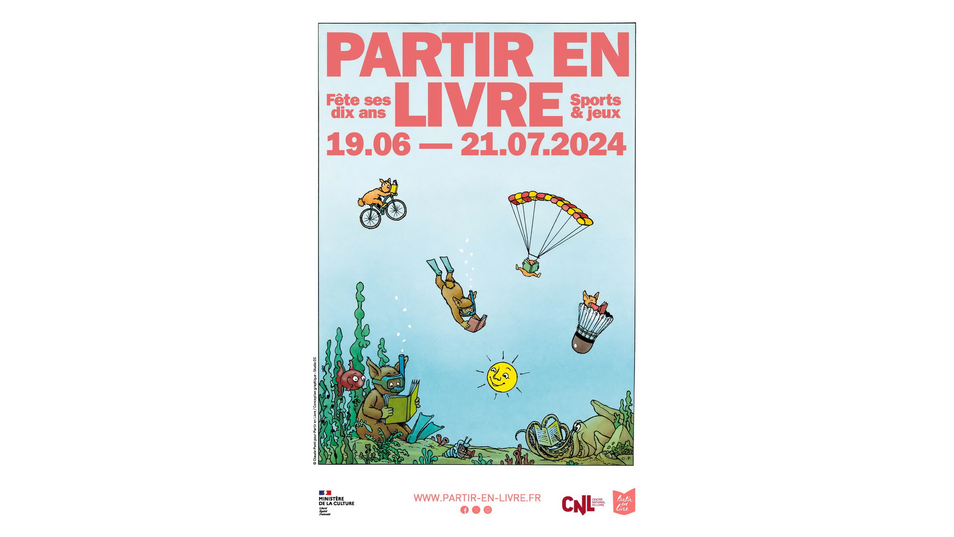 Coup d'envoi de Partir en Livre, la grande fête du livre pour la jeunesse !