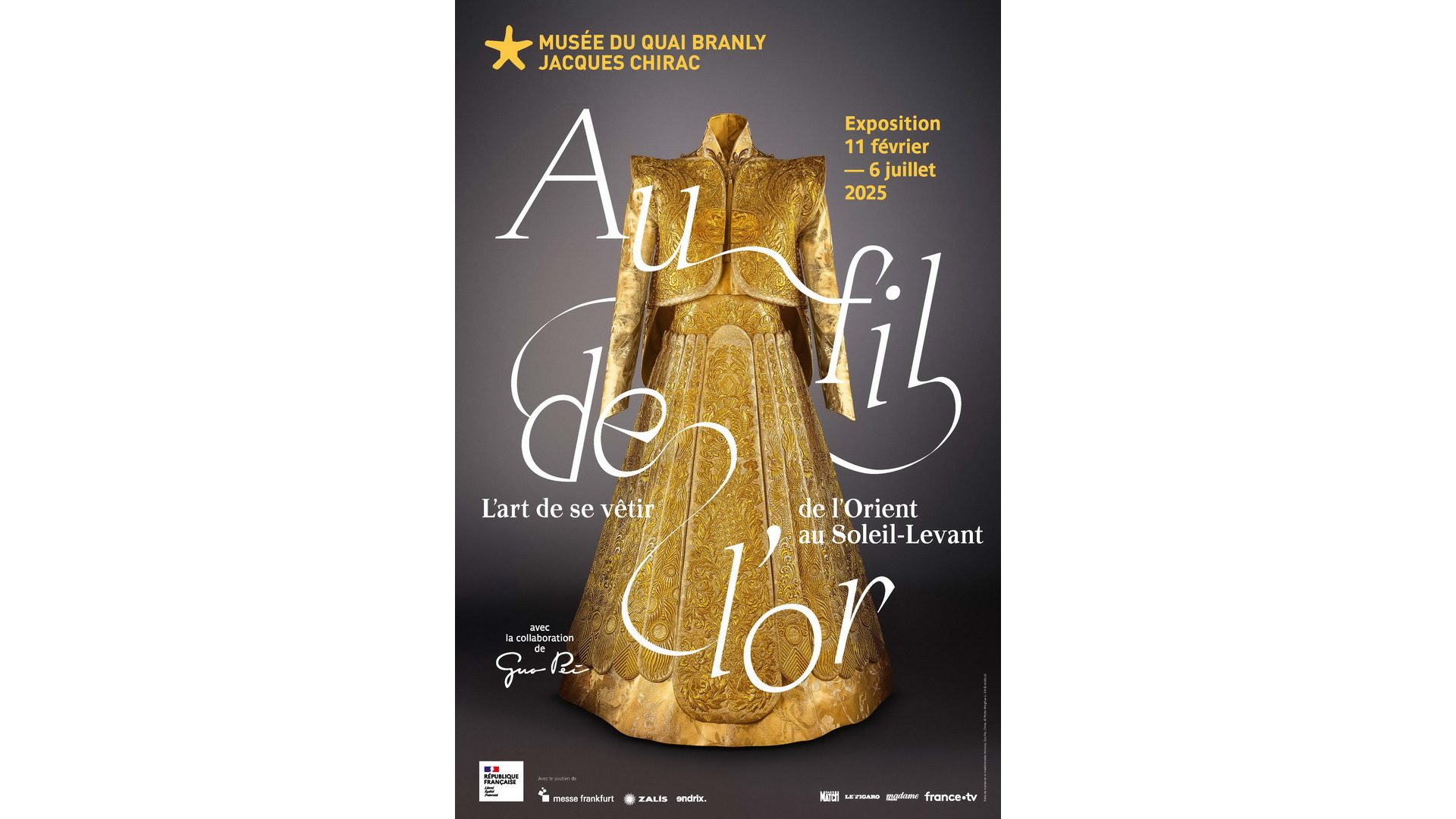 Exposition « Au fil de l’or » au musée du Quai Branly