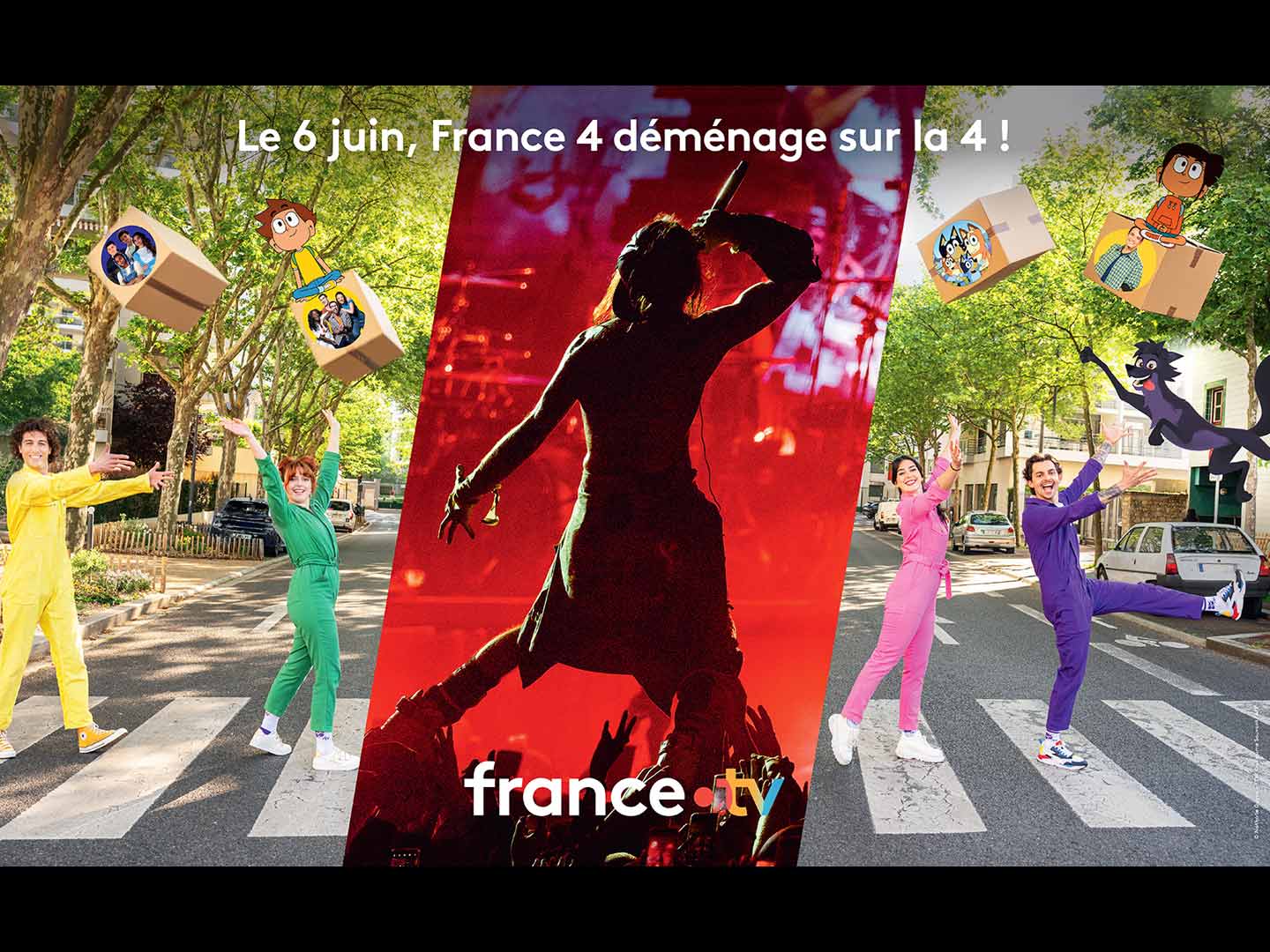 France 4 sur la 4 