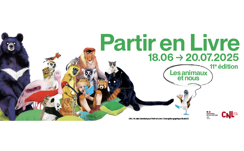 Rendez-vous cet été pour Partir en Livre avec « Les animaux et nous » ! 