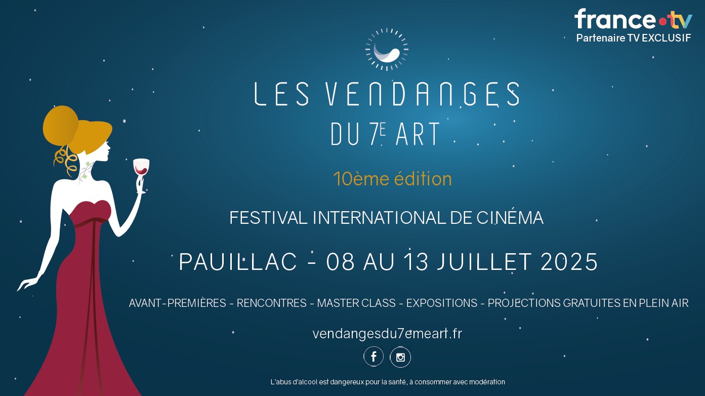Les Vendanges du 7e art, du 8 au 13 juillet 2025