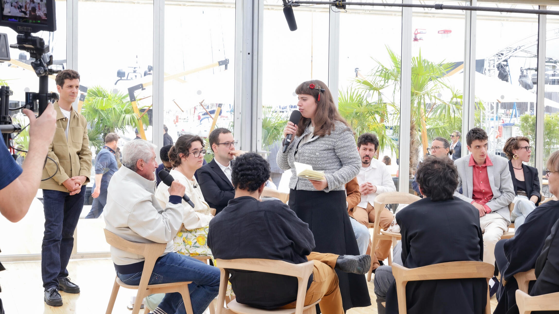 Une émission enregistrée pendant le Festival de Cannes
