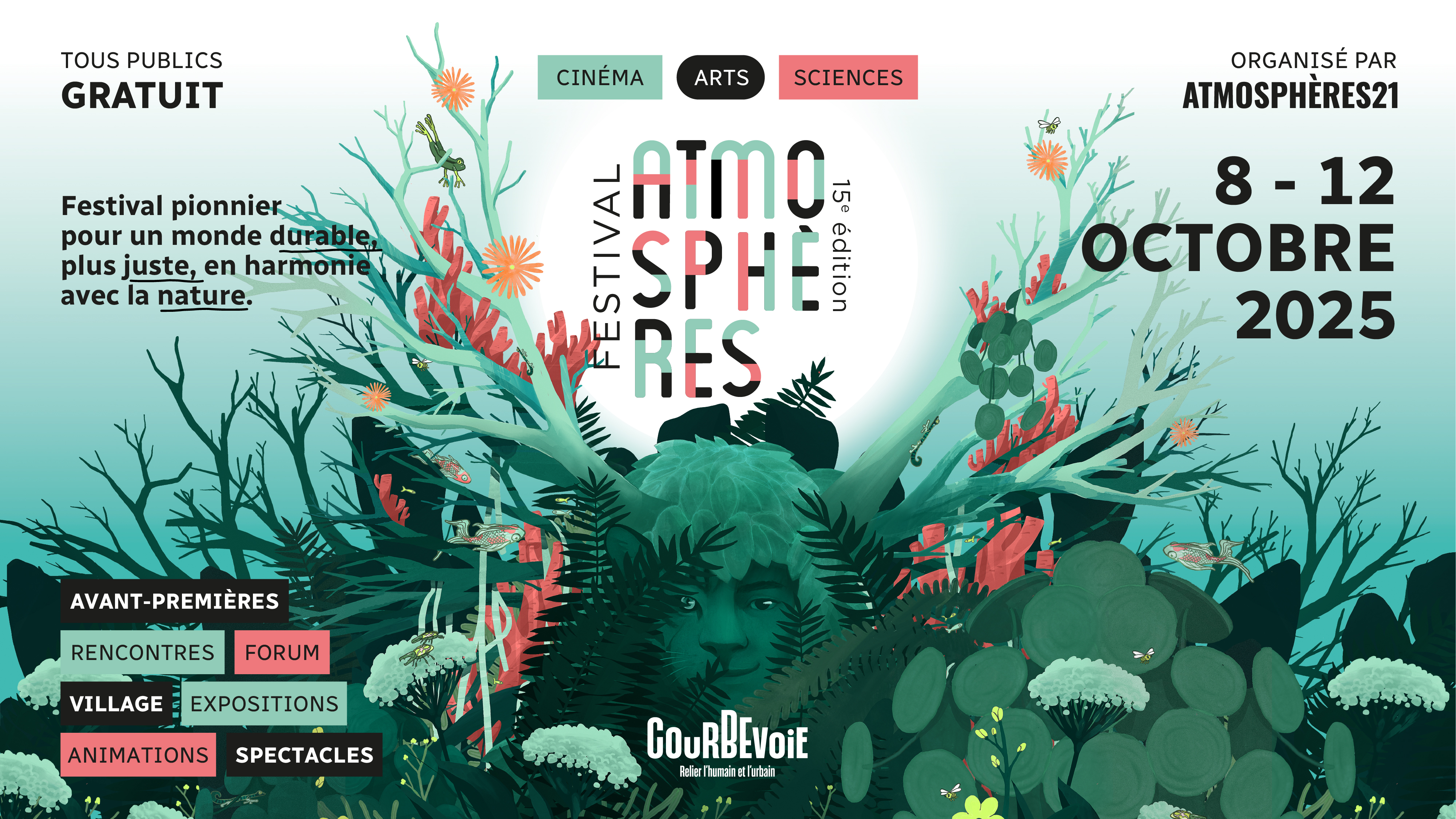 Le Festival Atmosphères revient du 8 au 12 octobre, à Courbevoie et en ligne