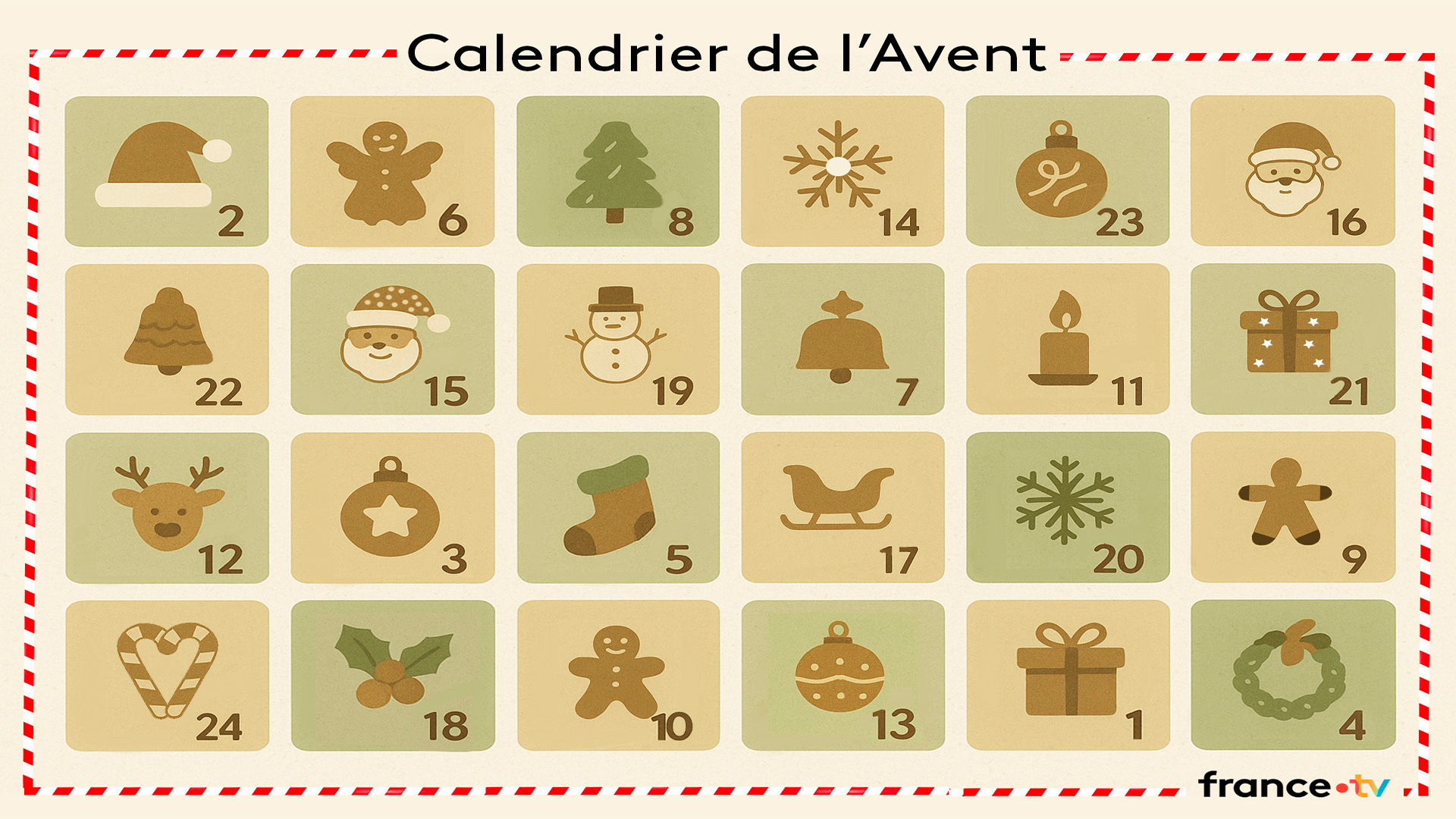 Calendrier de l'Avent 2025