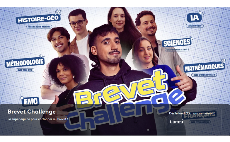 Lumni lance la série « Brevet Challenge »