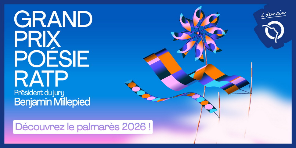 Grand Prix Poésie RATP : annonce des lauréats 2026