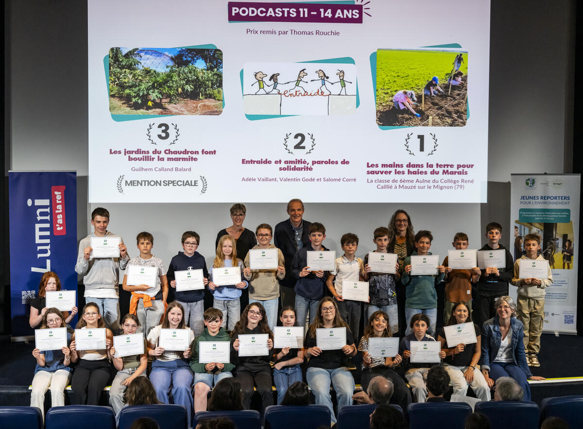 France Télévisions et Teragir décernent les Prix Jeunes Reporters pour l'Environnement
