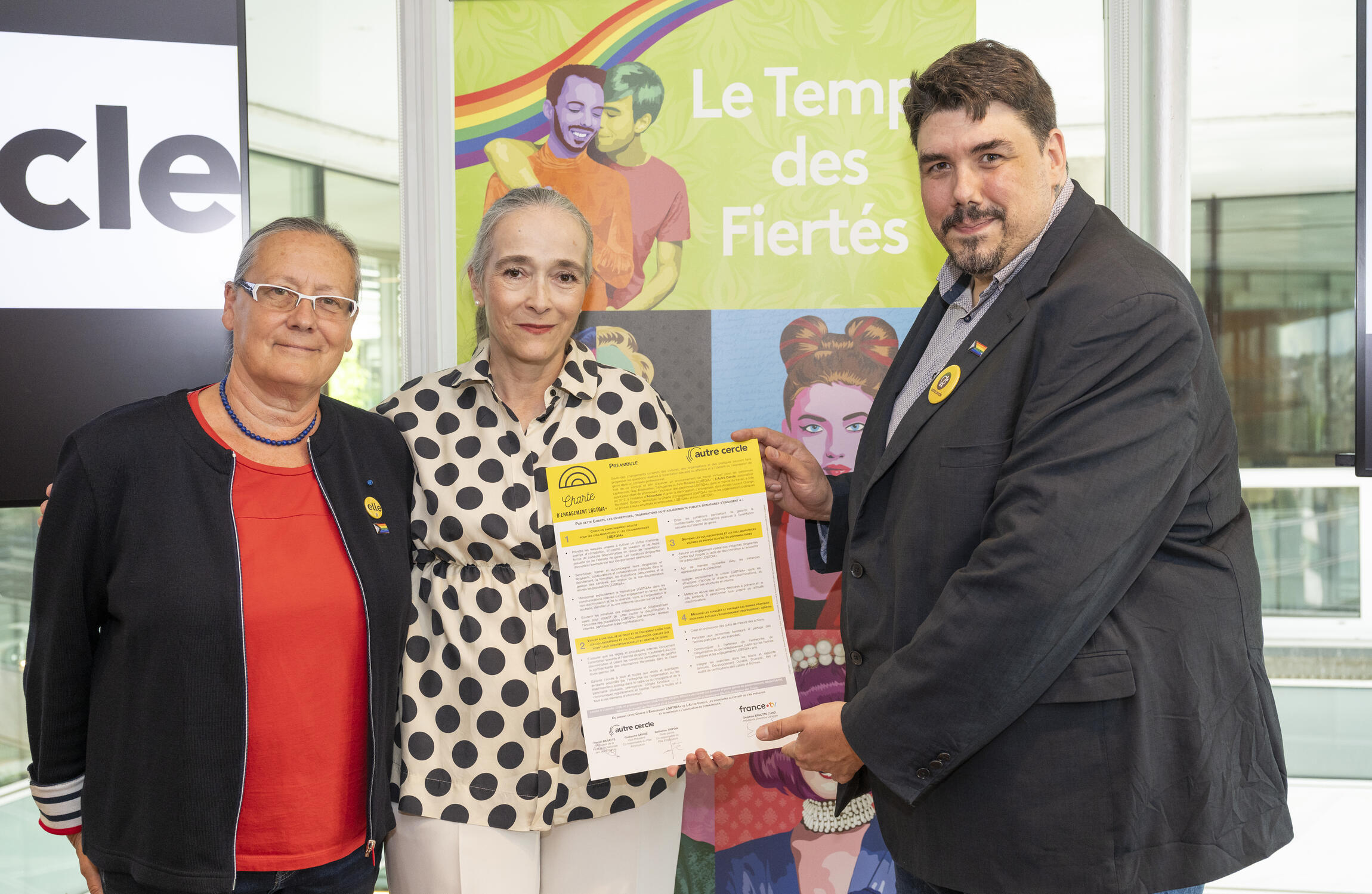 France Télévisions renouvelle pour la 3ème fois son engagement avec l'association L'Autre Cercle