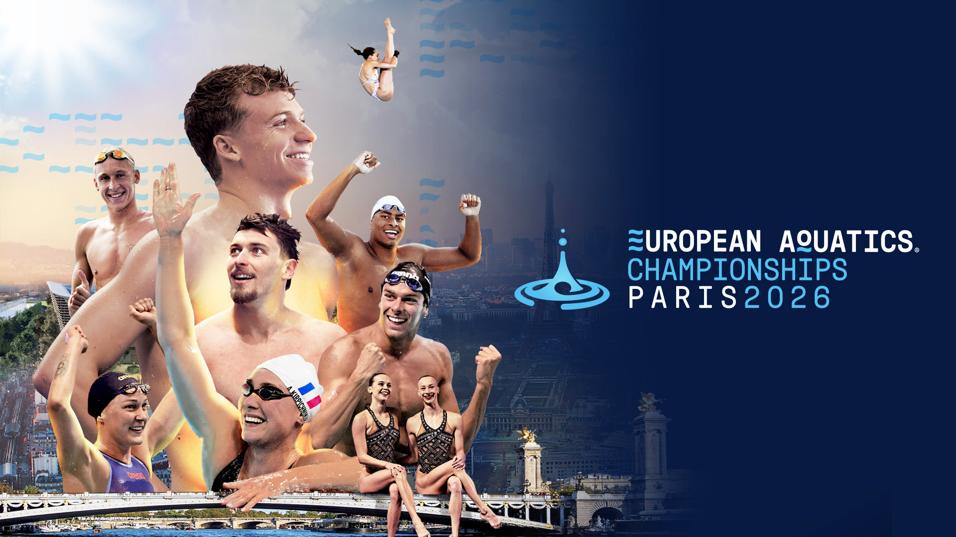 Championnats d'Europe de natation à Paris