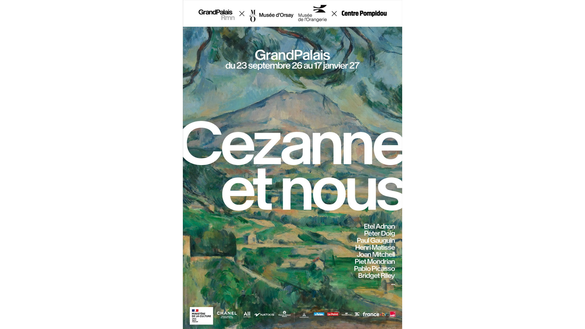 Exposition « Cezanne et nous » au Grand Palais