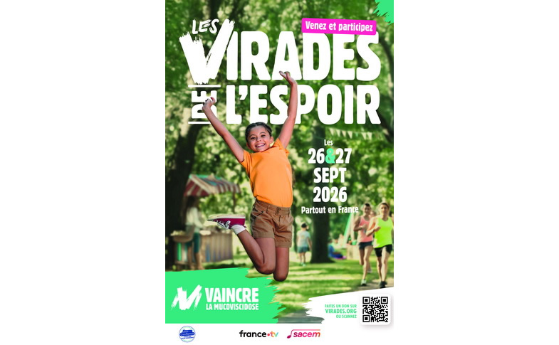 Les Virades de l’espoir 2026, les 26 et 27 septembre 2026
