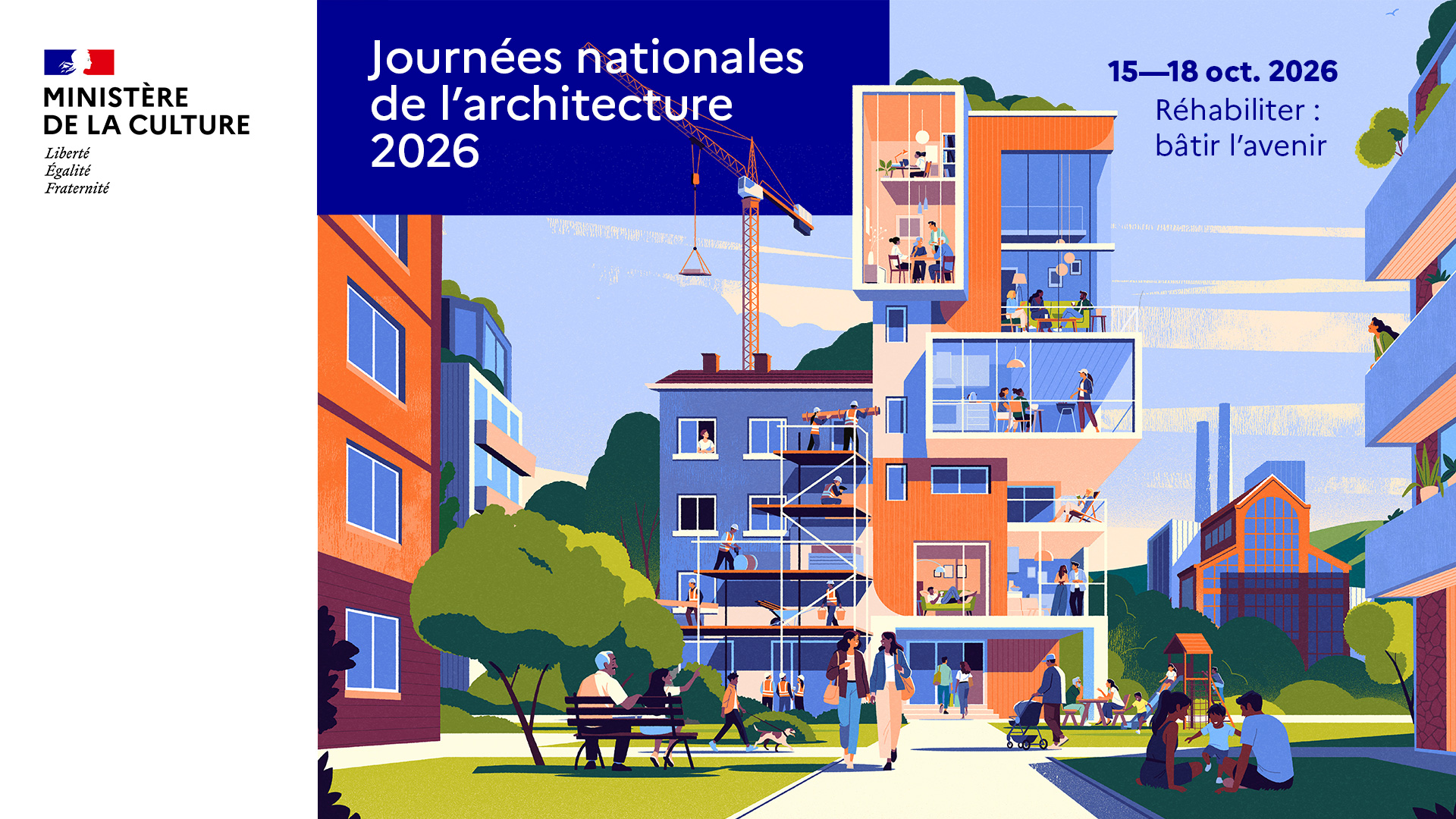 Les Journées nationales de l’architecture, du 15 au 18 octobre 2026