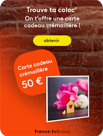 Trouve ta coloc’ : on t’offre une carte cadeau crémaillère !