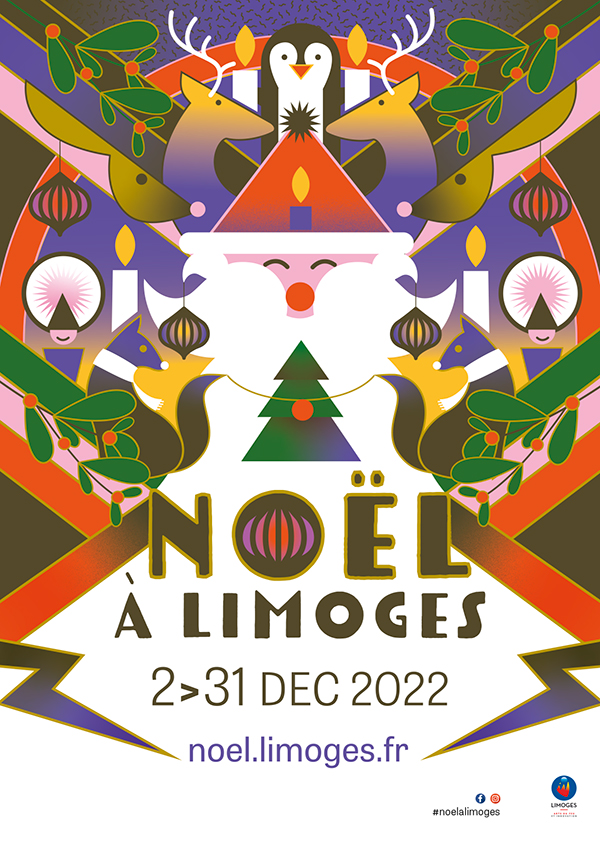 Affiche du marché de noël de Limoges