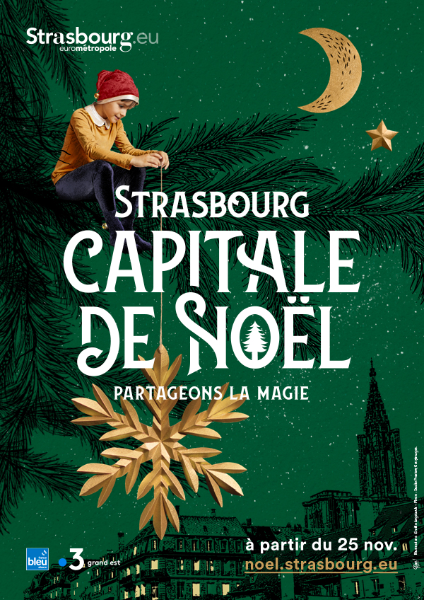 Affiche de Noël à Strasbourg