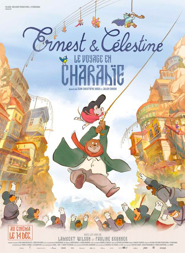 Affiche du film Ernest et Célestine, le voyage en Charabie