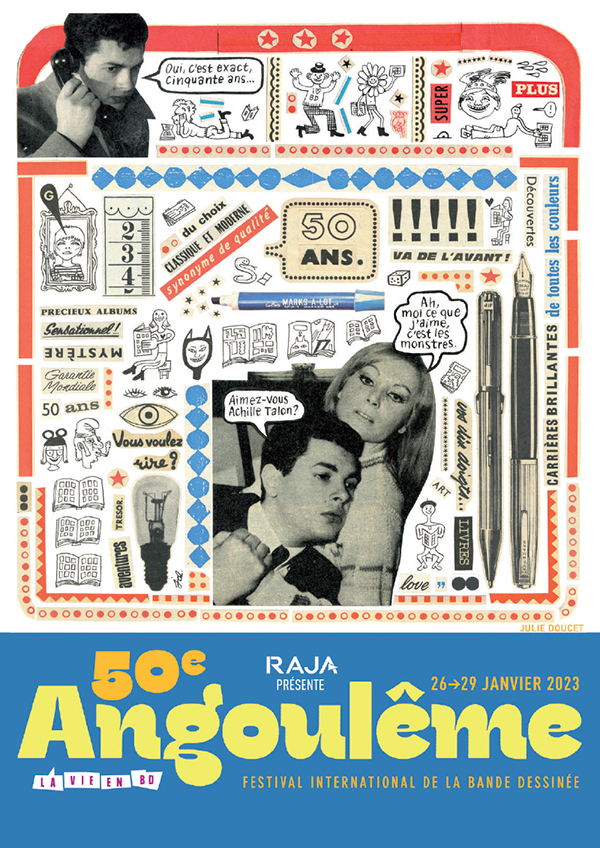 Affiche du 50e Festival international de la BD d’Angoulême