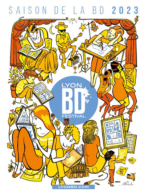 Affiche du Lyon BD Festival