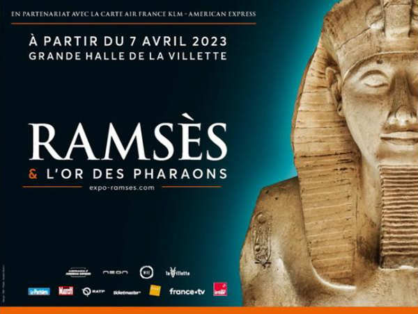 Affiche de l'exposition Ramsès 