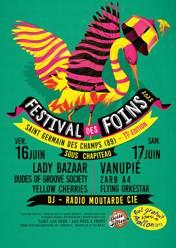 Affiche du Festival des Foins
