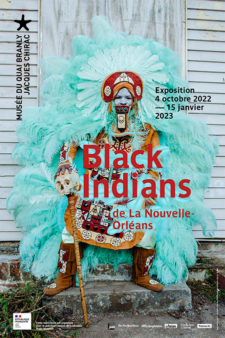 Affiche de l'expo Black Indians de la Nouvelle-Orléans