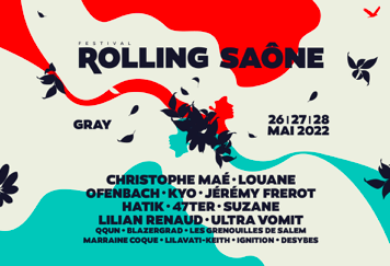 Festival Rolling Saône 2022 - Affiche