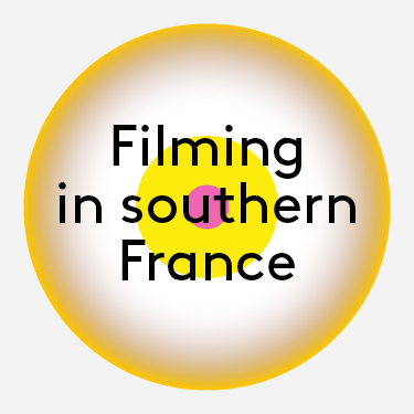 Filming in southern France