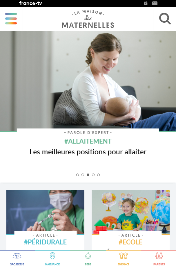 La Maison des maternelles - un site au service des parents