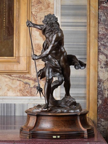 D’après Bernin, Neptune, après 1622, bronze, hauteur 54 cm, Galleria Borghese, Rome