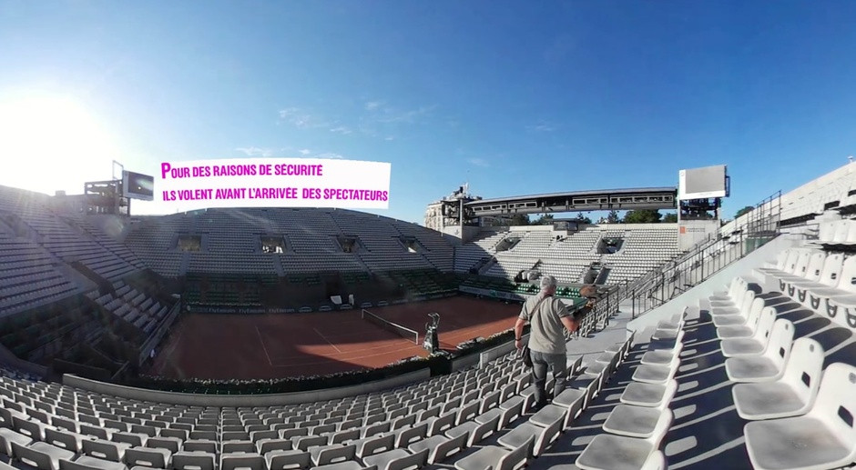 Roland-Garros en 360°