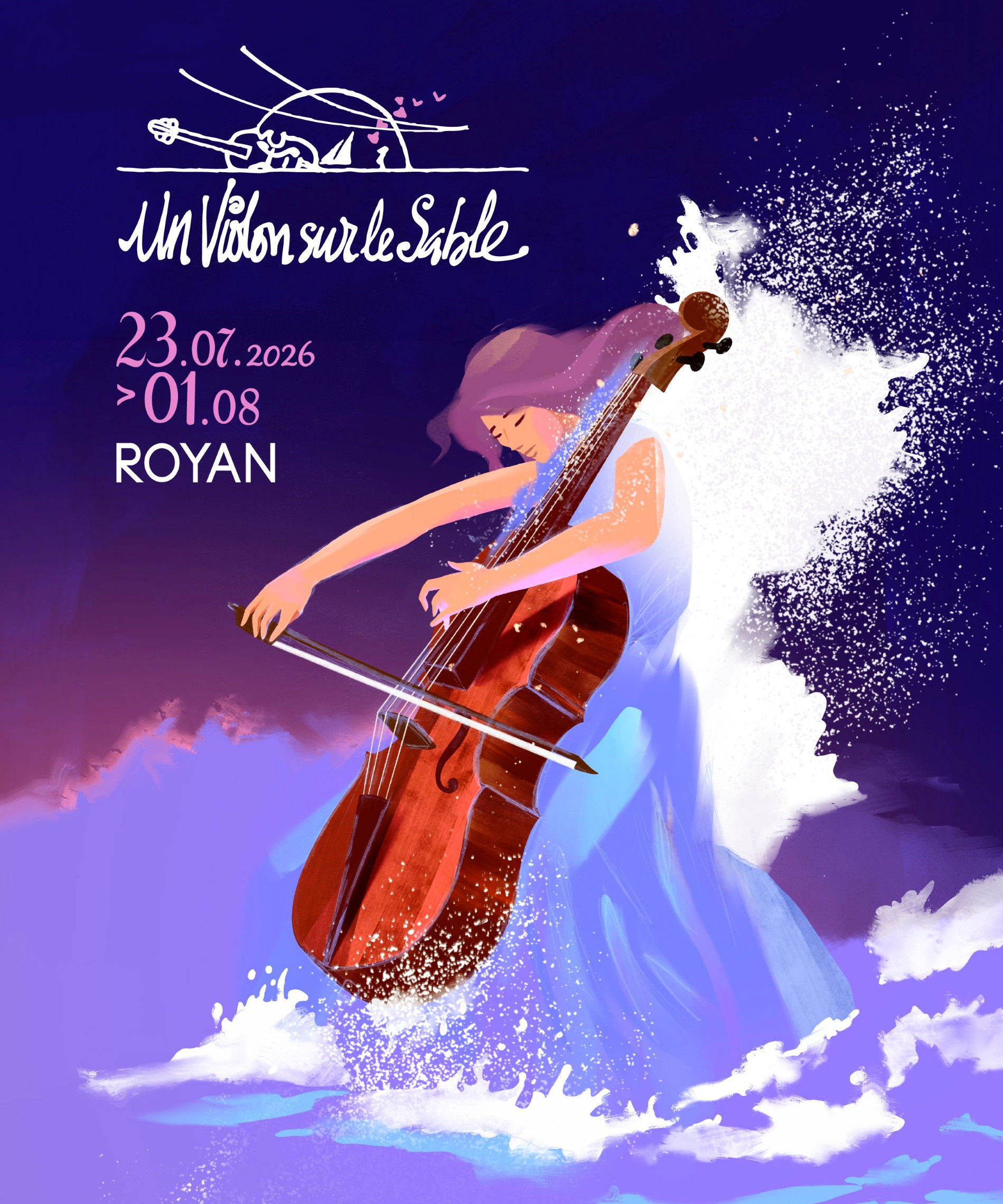 Un Violon sur le Sable