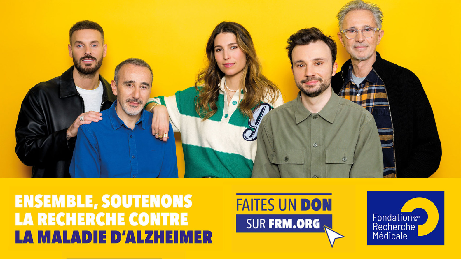 Affiche Appel au dons lutte contre Alzheimer